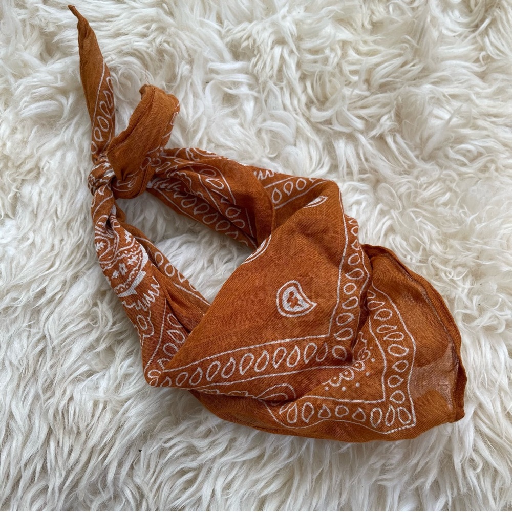 Chan Luu Handmade Paisley Bandana Scarf